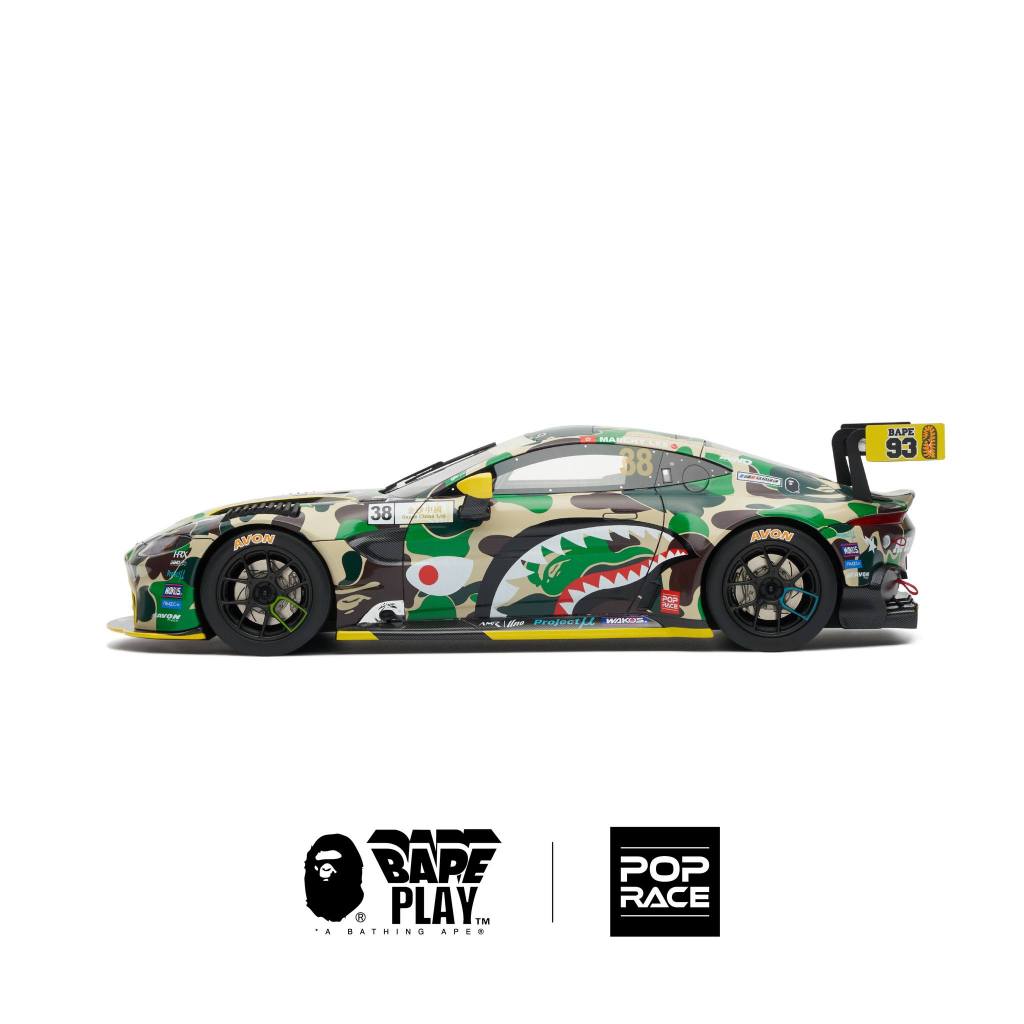 BAPE® x POP RACE Aston Martin GT3 Green | Diorama Products