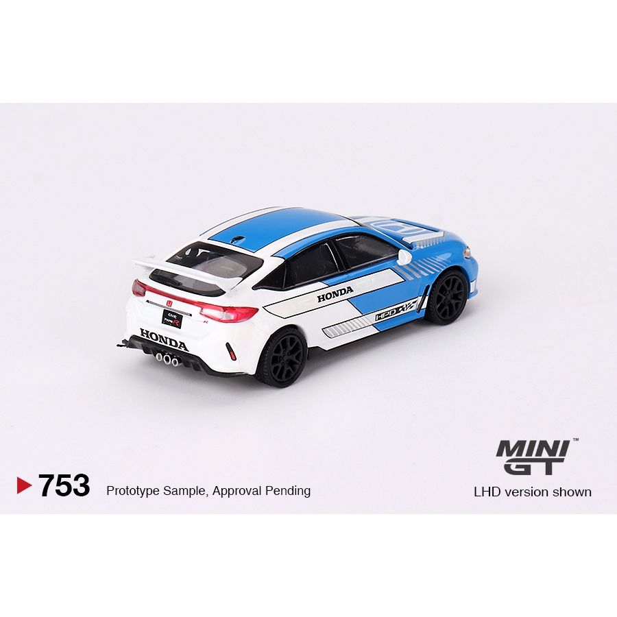 READY-STOCKS] Mini GT Honda Civic Type R #3 2023 Pace Car Blue