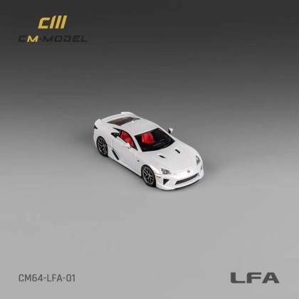 READY-STOCKS] CM Model 1:64 Lexus LFA Pearl White | Diorama