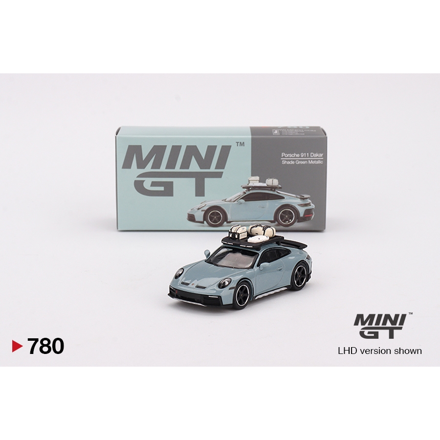 READY-STOCKS] Mini GT Porsche 911 Dakar Shade Green Metallic 