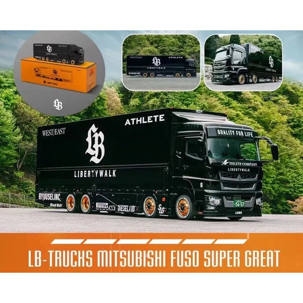 SG READY-STOCKS] GCD 1:64 Liberty Walk LB-Trucks Mitsubishi