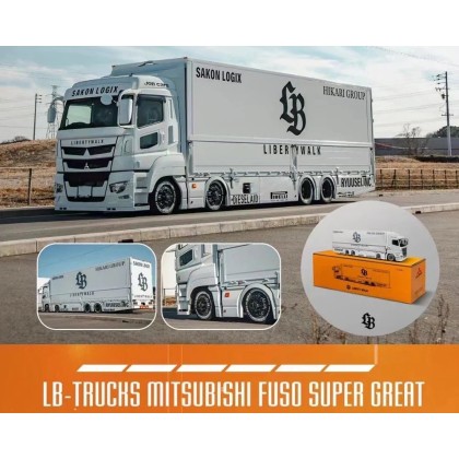 SG READY-STOCKS] GCD 1:64 Liberty Walk LB-Trucks Mitsubishi Fuso