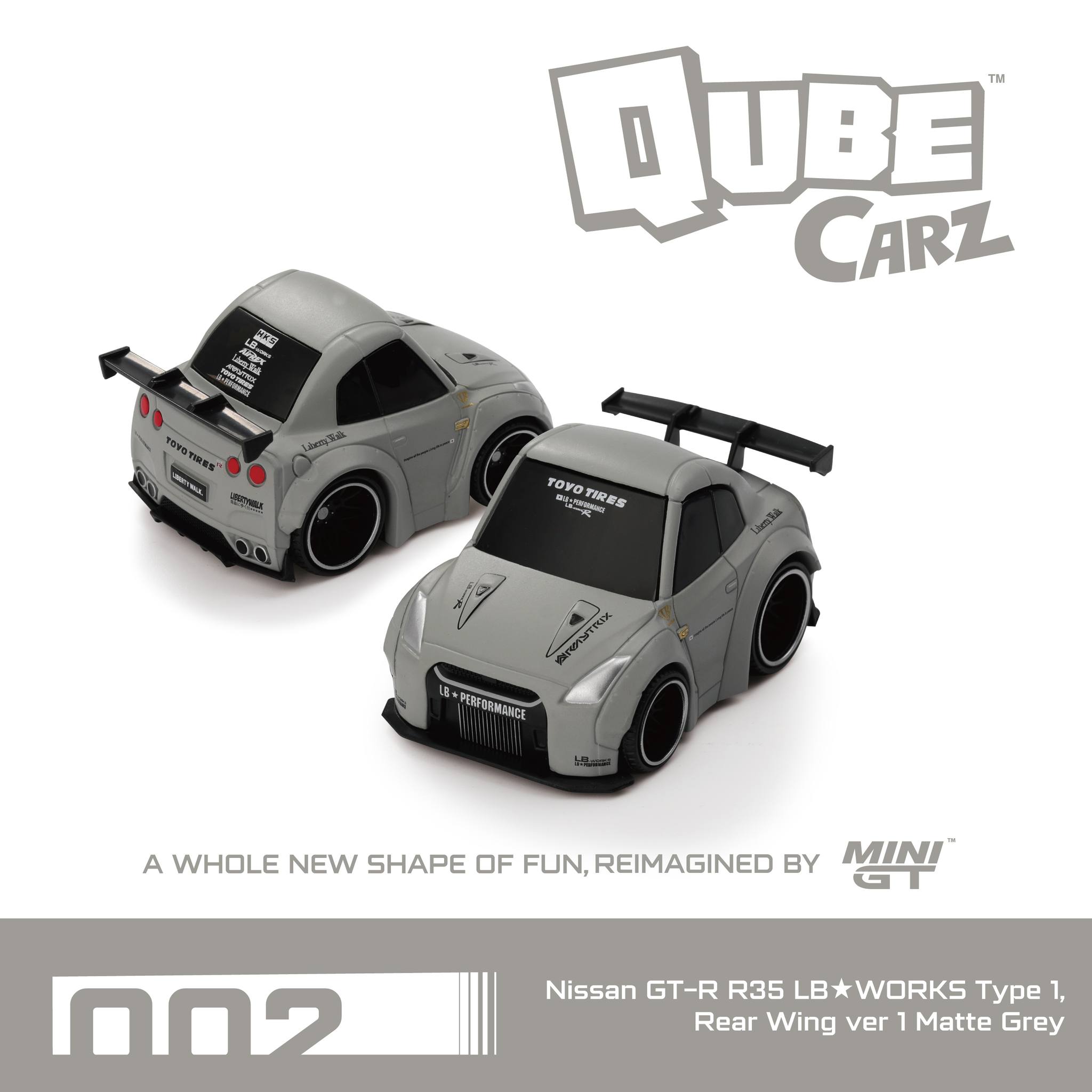 Mini GT Qube Carz SET 1 | Diorama Products for your diecast cars