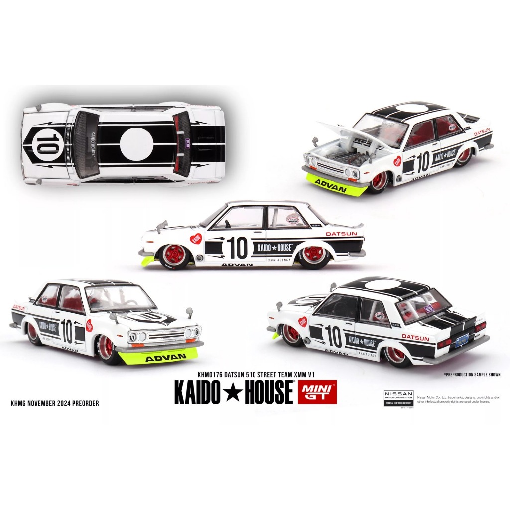 KAIDO★HOUSE 510 STREET TEAM XMM チェイスカー READY-STOCKS] Kaido House Datsun 510 Street Team XMM V1 | Diorama