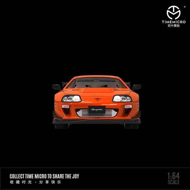 TIMEMICRO ABC Real 80スープラ　Orange 64/1 READY-STOCKS] Time Micro 1:64 Supra A80Z Fast & Furious Paul