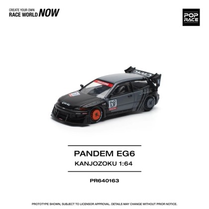 READY-STOCKS] Pop Race 1/64 Pandem Civic EG6 