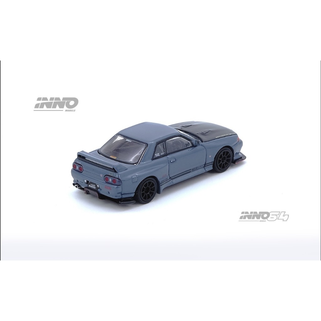 READY-STOCKS] Inno64 Nissan Top Secret R32 GT-R Stealth Grey