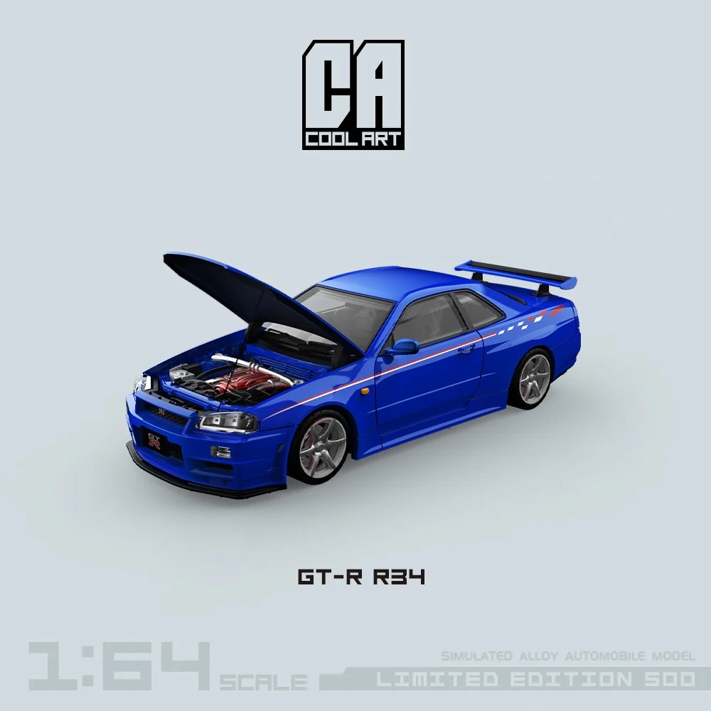 READY-STOCKS] Cool Art 1:64 Nissan Skyline GT-R (R34) Nismo Z-Tune