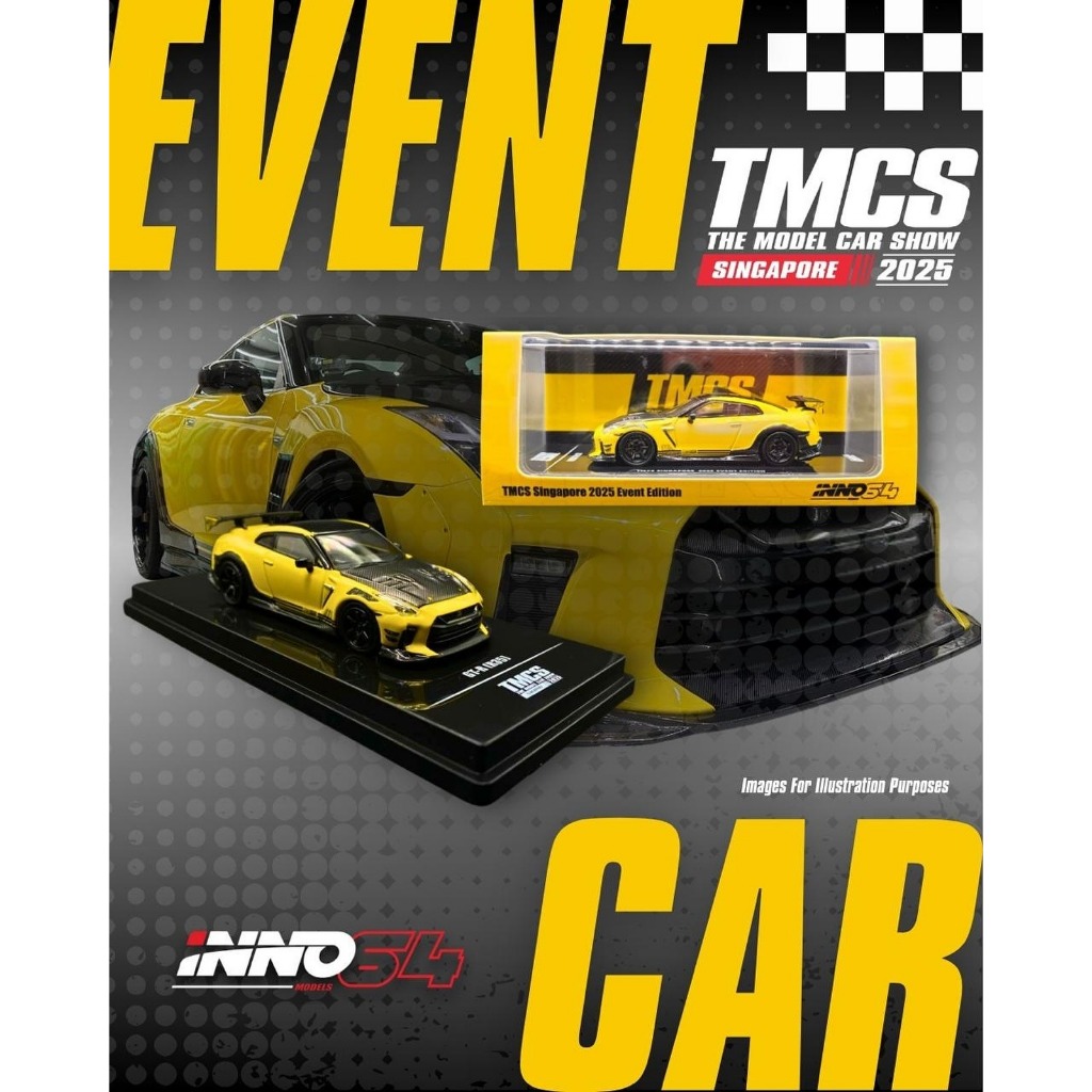 READY-STOCKS] Inno64 Nissan GT-R (R35) 