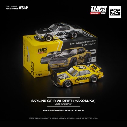 READY-STOCKS] Pop Race 1/64 Skyline GT-R V8 Drift (Hakosuka