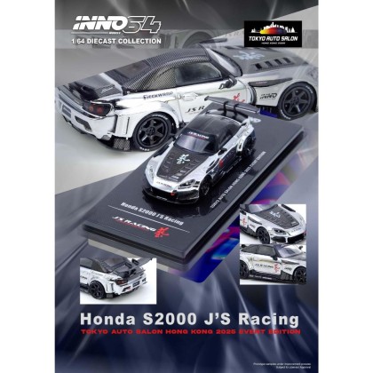 READY-STOCKS] Inno64 Top Secret Honda S2000 J'S racing Chrome