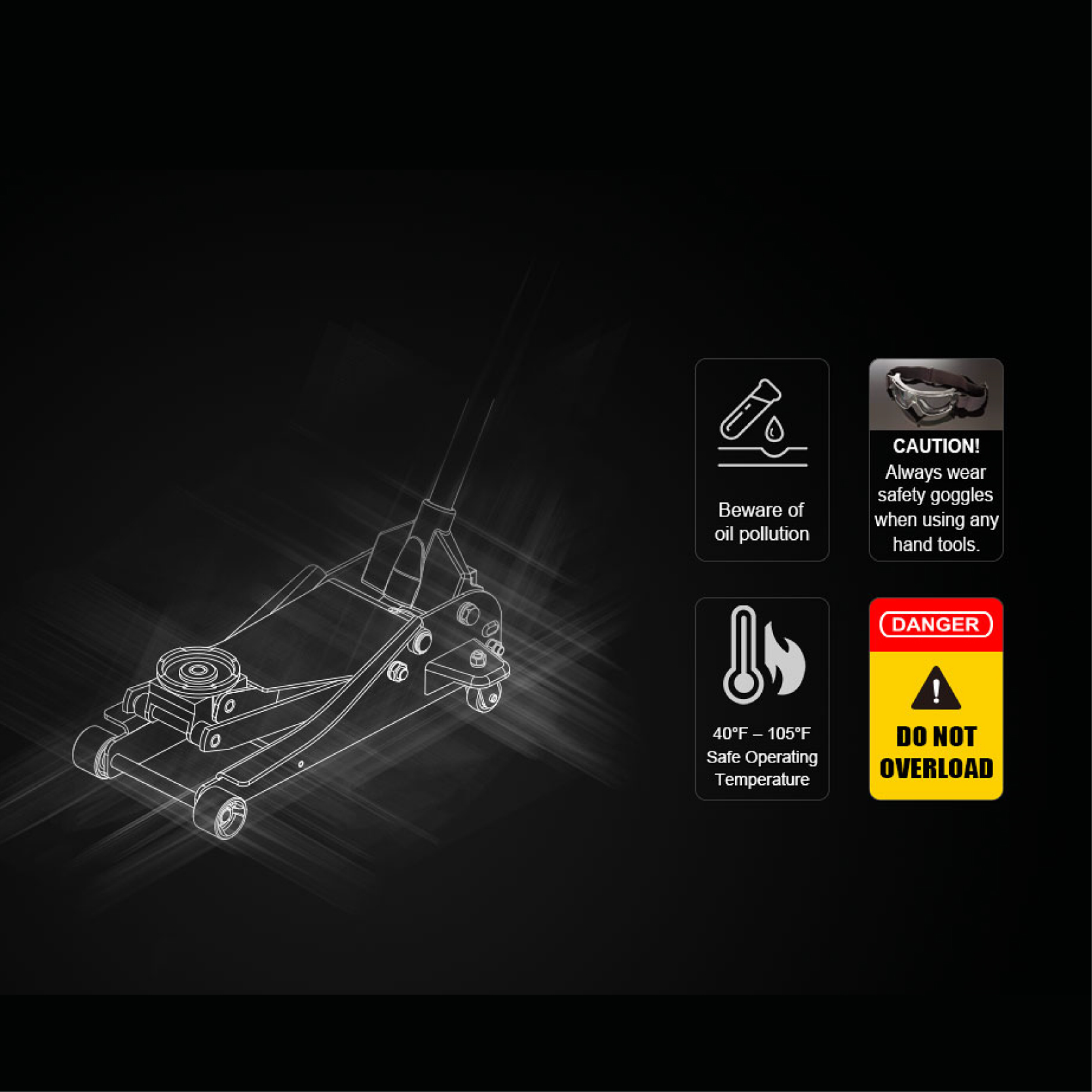 3 TON BIGRED LOW PROFILE FLOOR JACK (DOUBLE PISTON