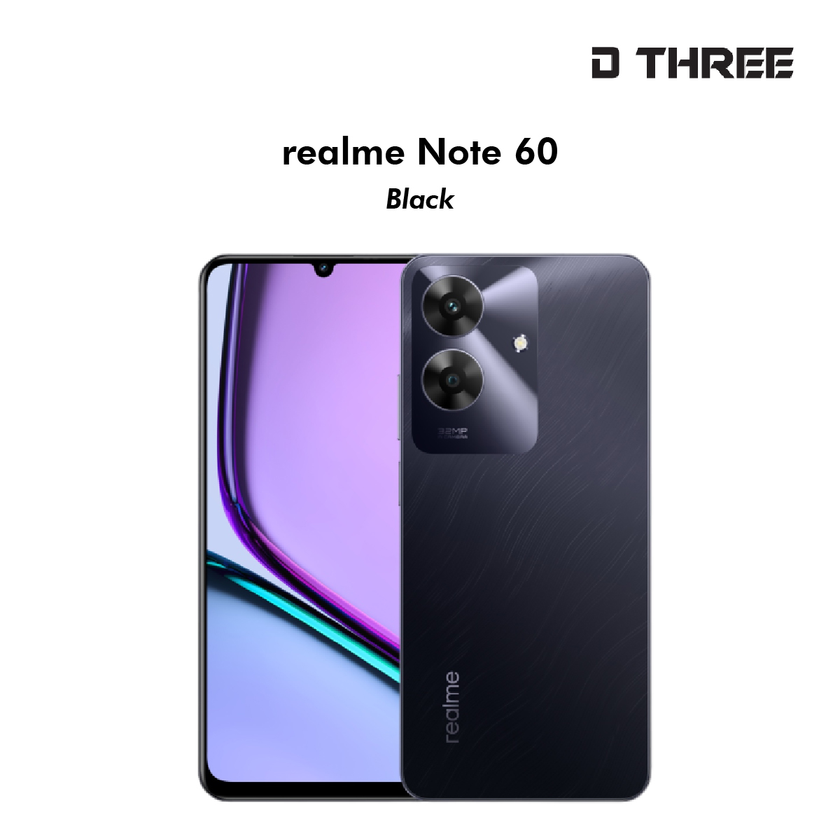realme Note 60 (4+128GB) | D Three Mobile Sdn. Bhd. - Online Store