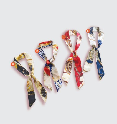[ LOCAL READY STOCK ] Silk Twilly Scarf (RANDOM DESIGN) [ B0375 ...