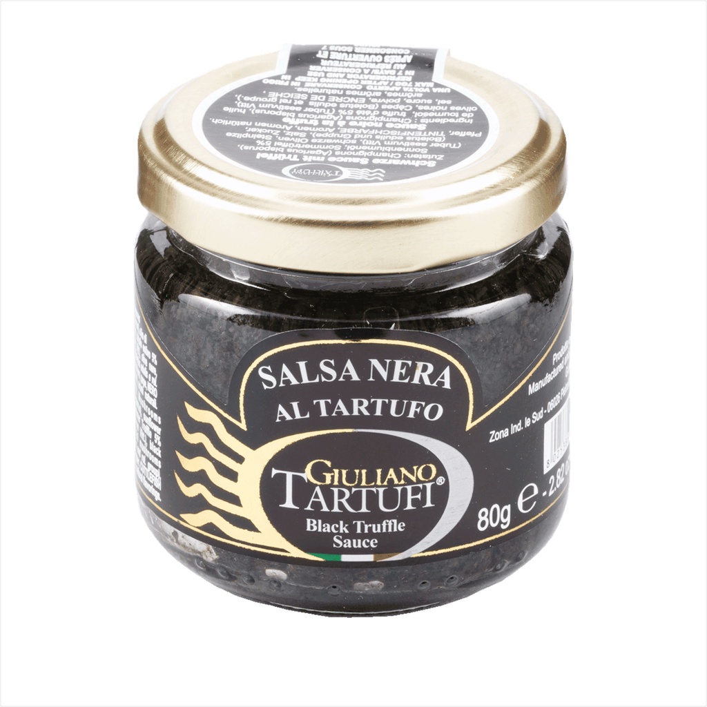 Black Truffle Sauce/Pate - Giuliano Tartufi - Spain 80g, 500g | La Rustichella - Italy 90g, 500g | S