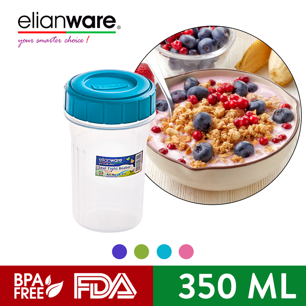 [Carton Deal] Elianware BPA Free 350ml Shaker Blender Container (350ml x 240Pcs)