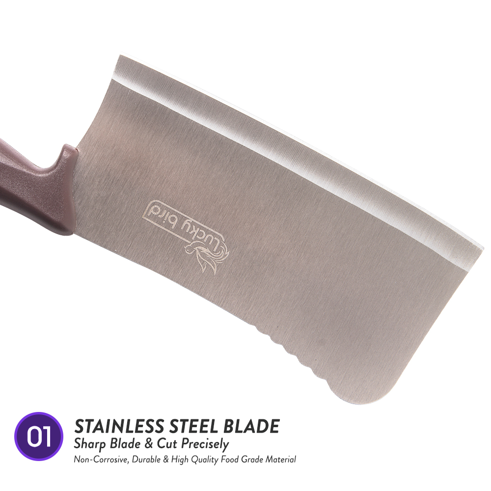 Elianware Meat Chopper Knife (29cm) Stainless Steel Knife