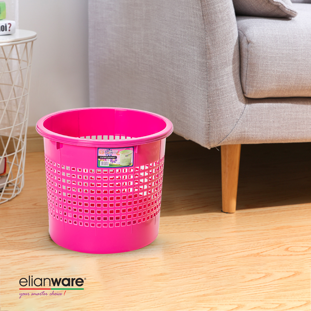 Elianware BPA Free Multipurpose Small Round Paper Basket Dustbin