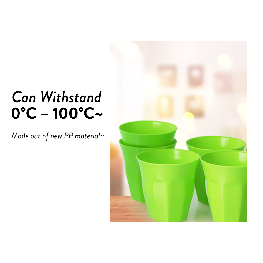 Elianware (295ml) BPA FREE Plastic Party Kids Cup Cawan(6Pcs)