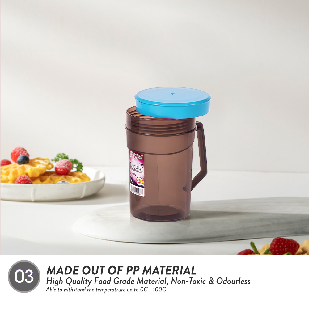 [Carton Deal] Elianware 500ml BPA Free Drinking Mug Water Tumbler with Handle(108pcs)-Customization