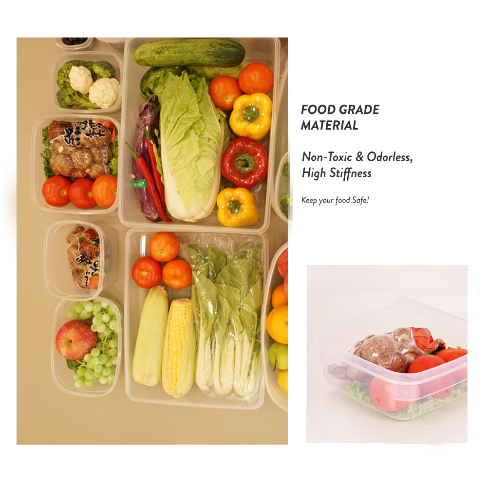 Elianware [1pc/3pcs] EROO Transparent Multipurpose Food Keeper BPA FREE Microwaveable Food Storage Container Bekas Makanan