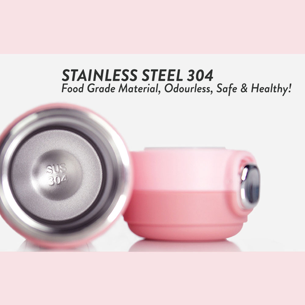 Elianware 400ml Elegant Stainless Steel 304 High Insulation Thermos Thermal Vacuum Flask