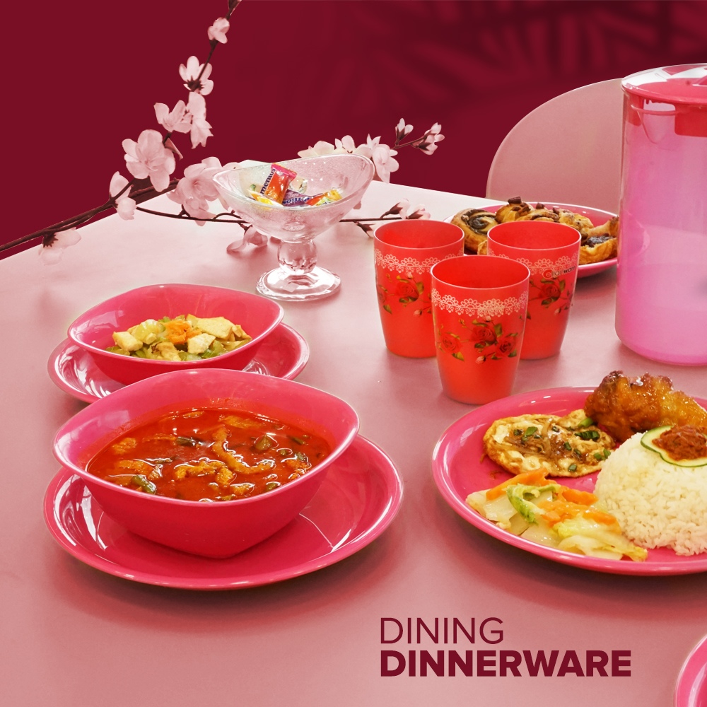 Elianware 6 Pcs Colourful Tableware Dining Dinnerware Rice Deep Plate
