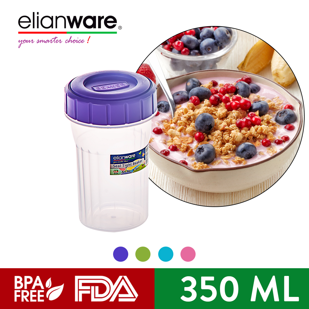[Carton Deal] Elianware BPA Free 350ml Shaker Blender Container (350ml x 240Pcs)