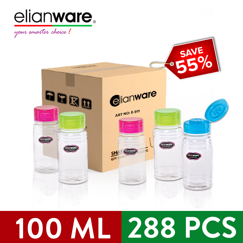 [Carton Deal] Elianware High Quality Light Durable Container Condiments Pepper Bottle (100ml x 288pcs)