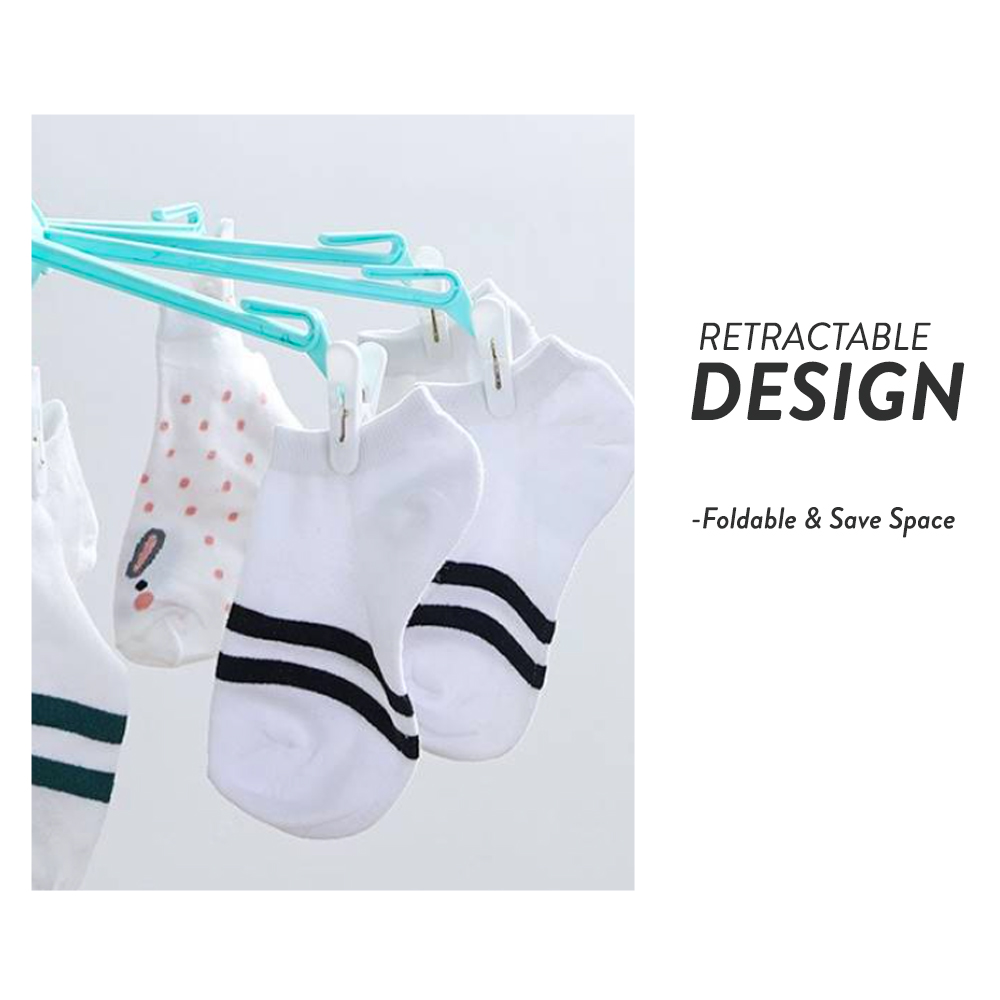 Elianware 10 Pegs Umbrella Hanger Clothes Penyangkut Baju