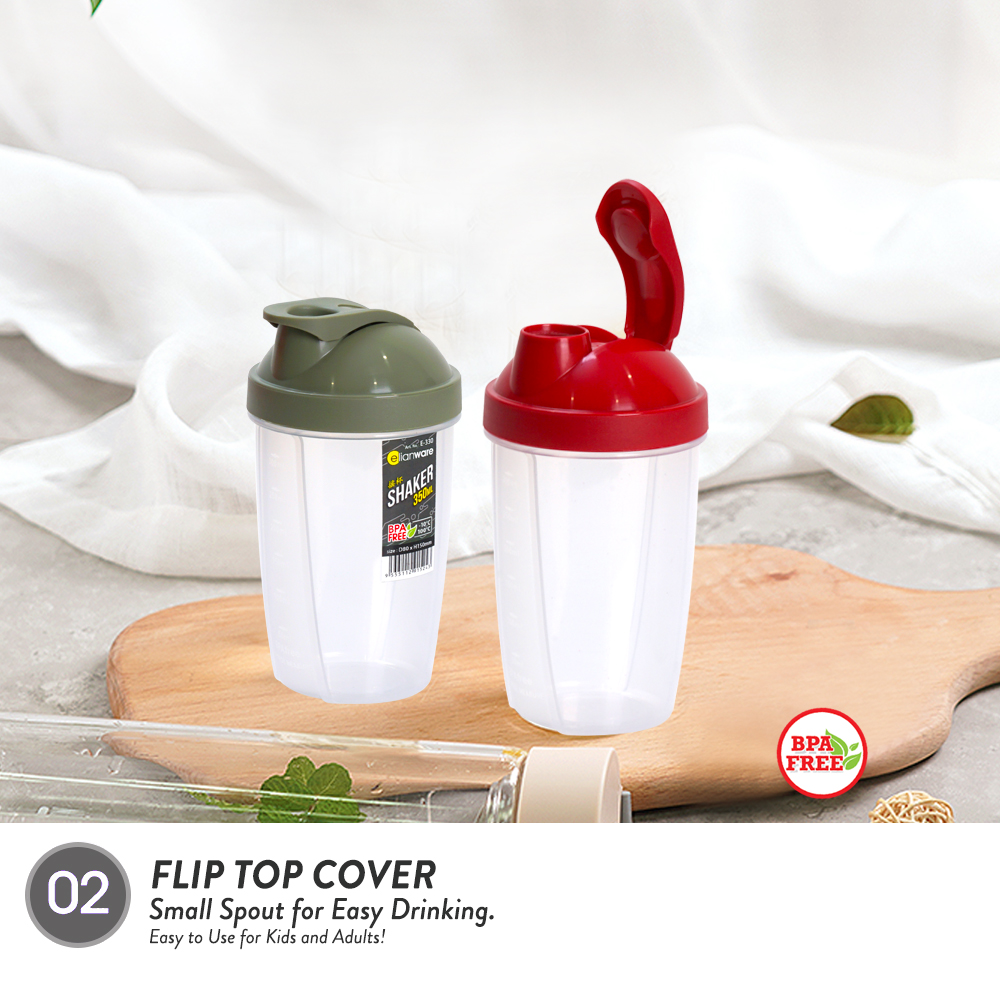 [Carton Deal] Elianware BPA FREE Protein Powder Shaker Blender Tumbler (400ml X 144pcs)