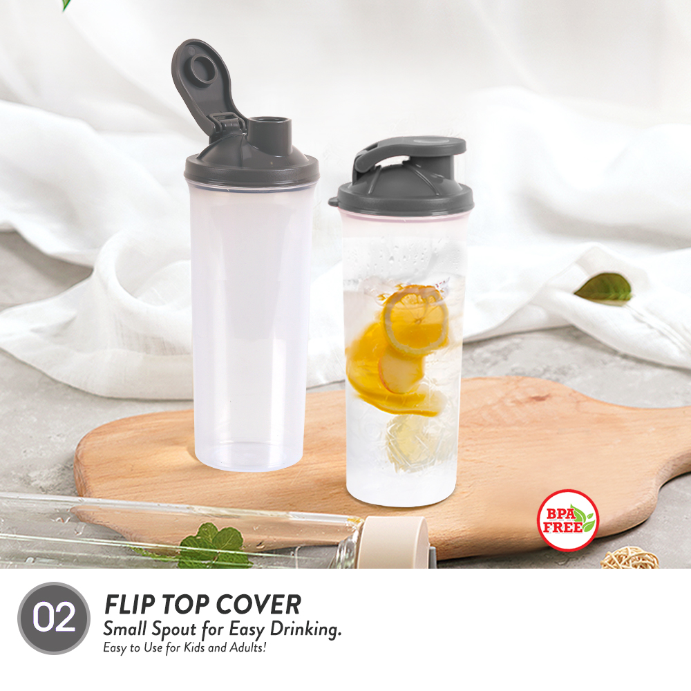 Elianware 3Pcs BPA FREE 350ML Protein Powder Shaker Blender Tumbler