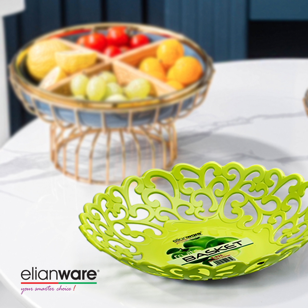Elianware 1Pcs/3Pcs Multipurpose Fruit Plate Creative Modern Dried Fruit Fruit Basket Tableware