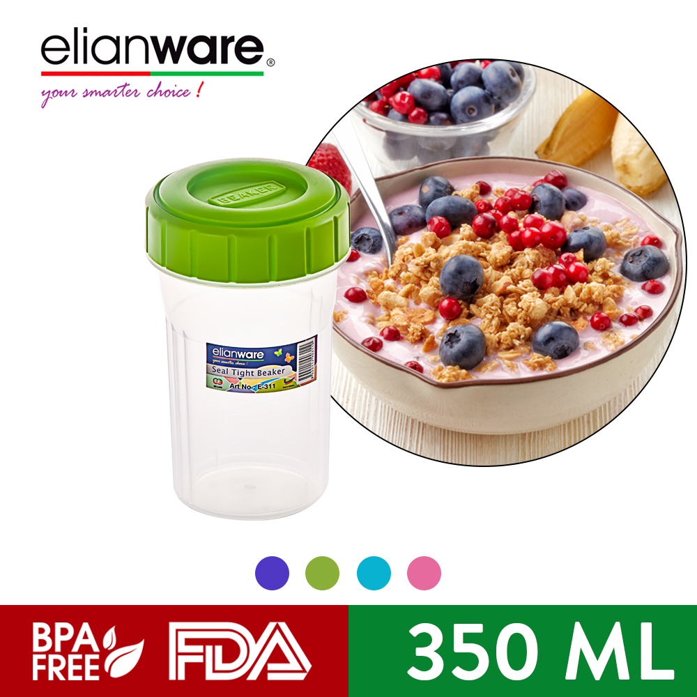 [Carton Deal] Elianware BPA Free 350ml Shaker Blender Container (350ml x 240Pcs)