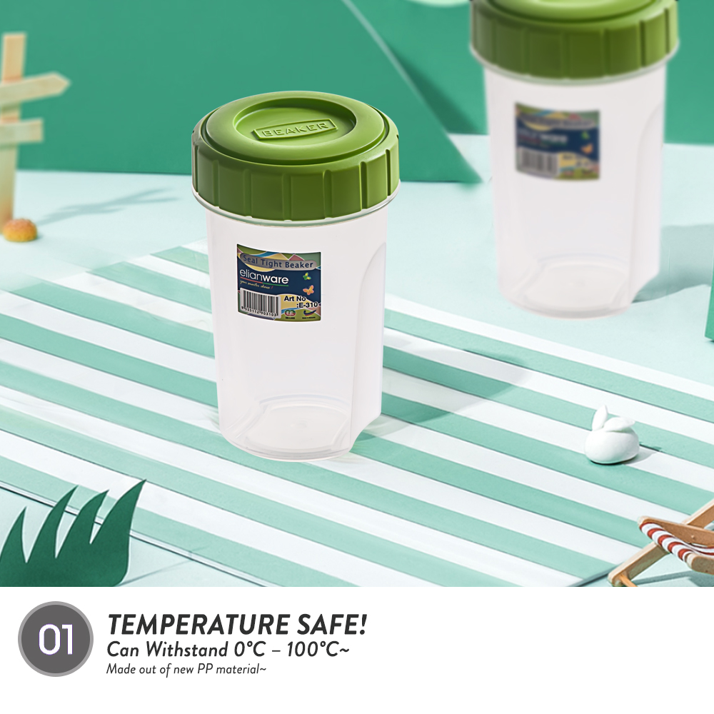 [Carton Deal] Elianware BPA Free 350ml Shaker Blender Container (350ml x 240Pcs)