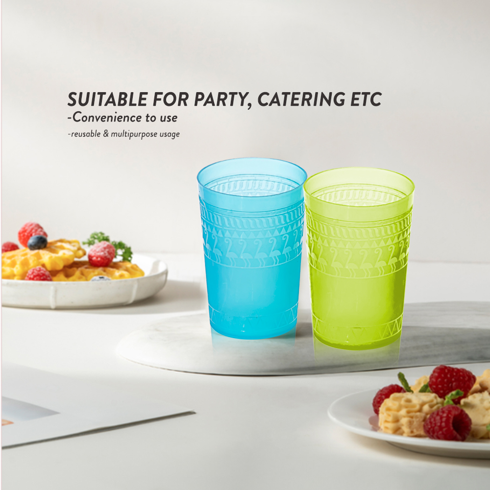 Elianware (200ml) BPA FREE Plastic Party Kids Cup Cawan(6Pcs)