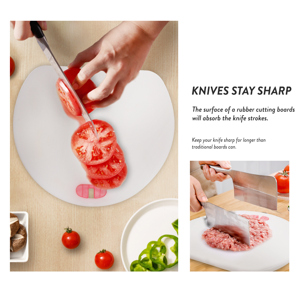 Elianware Chopping Board FREE 2 x Stainless Steel Knife Set