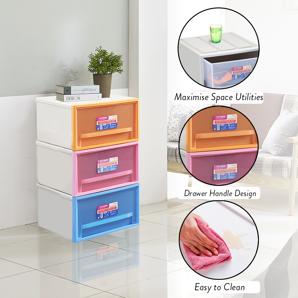 Elianware Signature Large Stackable Drawer Storage Box