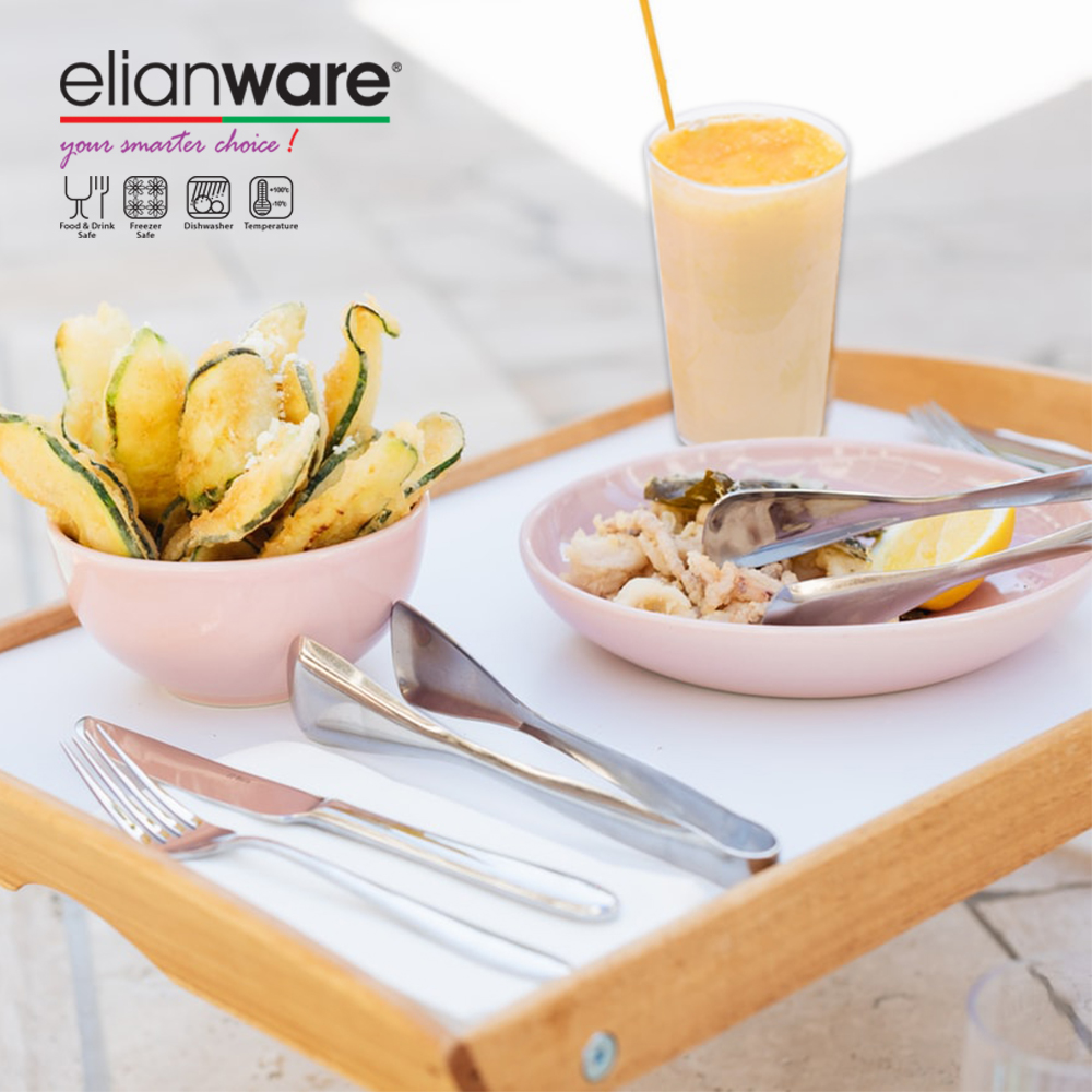 Elianware (350ml) Café Restaurant BPA FREE Plastic Party Cup Cawan