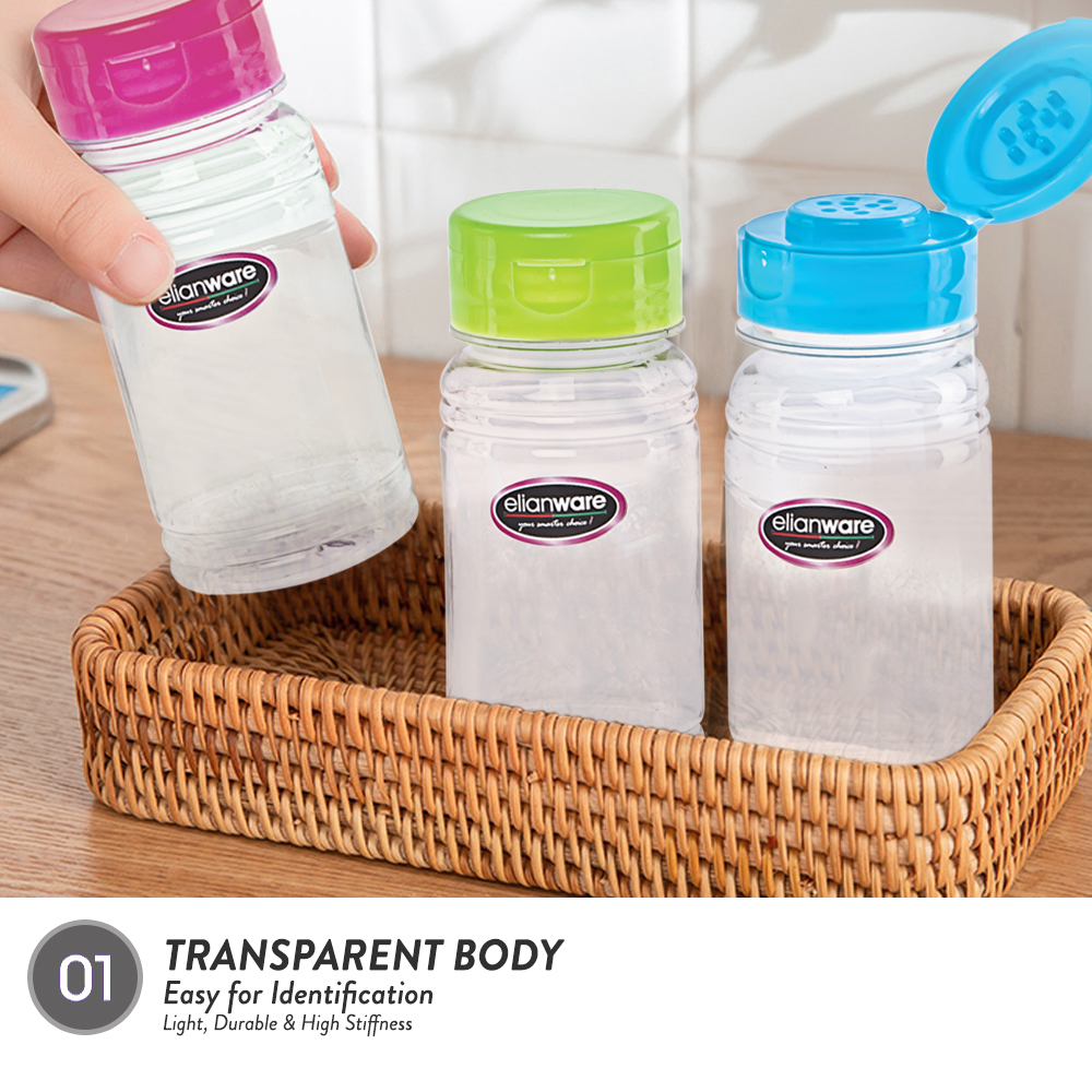 [Carton Deal] Elianware High Quality Light Durable Container Condiments Pepper Bottle (100ml x 288pcs)