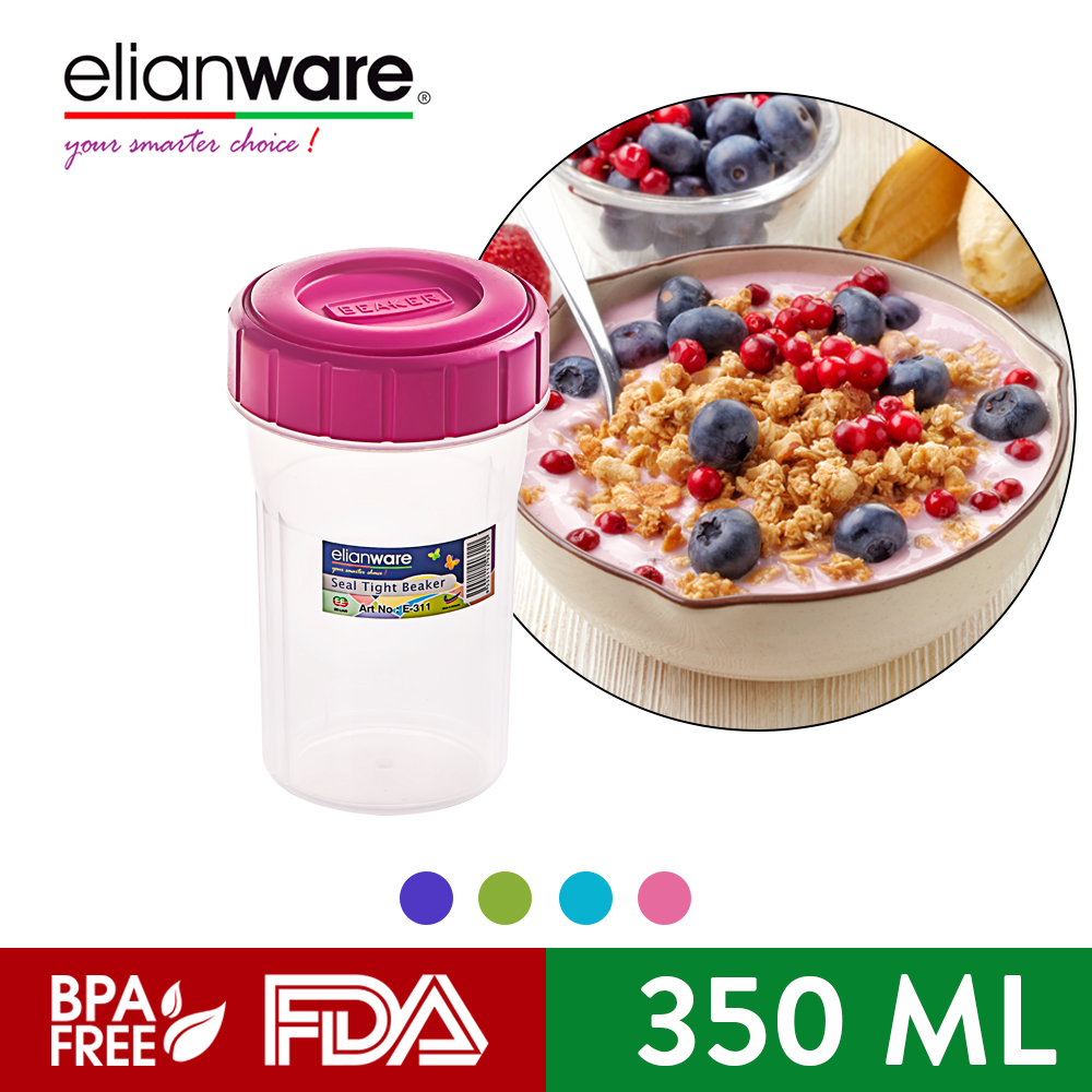 [Carton Deal] Elianware BPA Free 350ml Shaker Blender Container (350ml x 240Pcs)