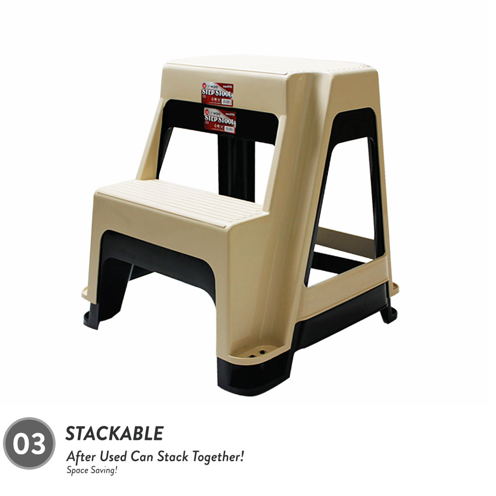 [Carton Deals] Elianware Children Elderly Bathroom Kitchen Step Ladder Step Stool Chair (6 PCS)