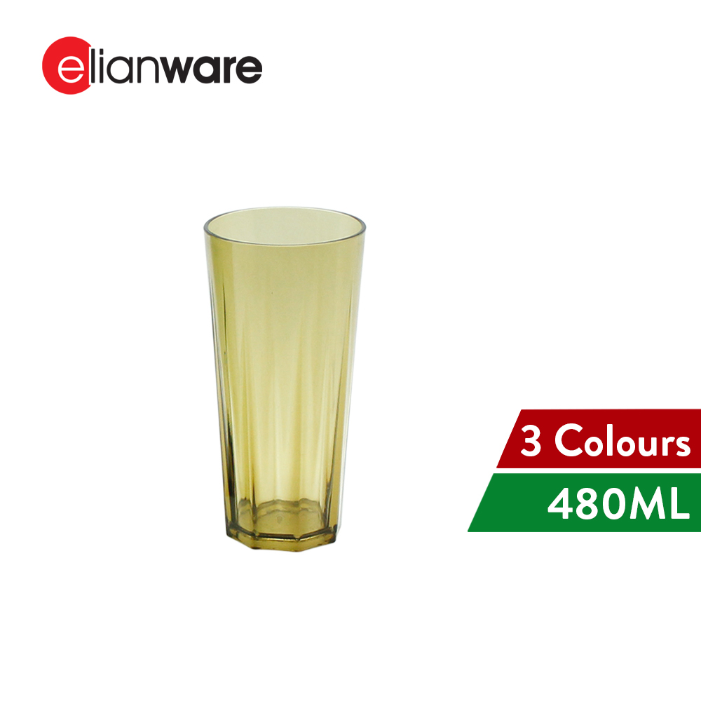 Elianware 480ml Classy Unbreakable Tall [BUY 2 FREE 1] Drink Cup Mug