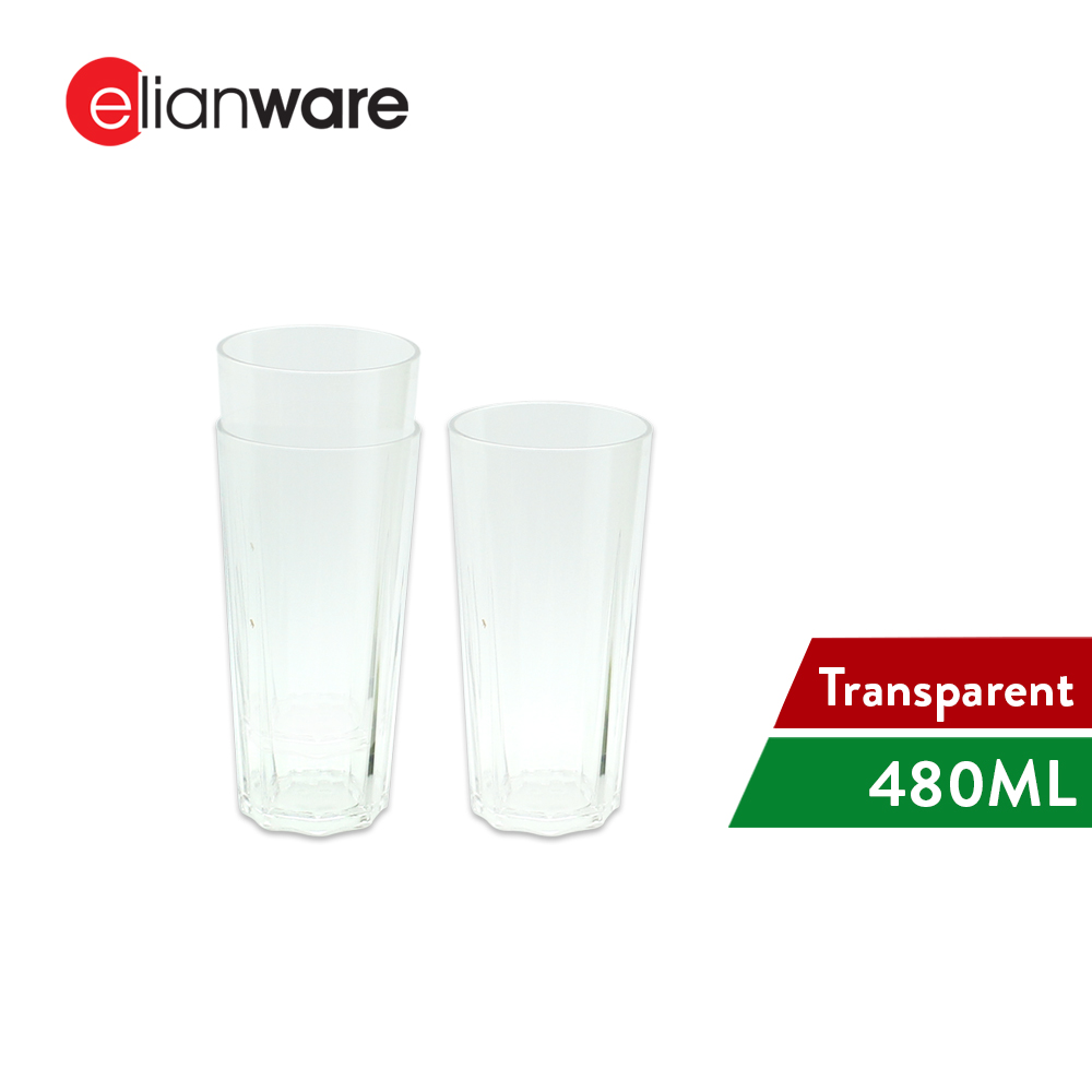 Elianware 480ml Classy Unbreakable Tall [BUY 2 FREE 1] Drink Cup Mug