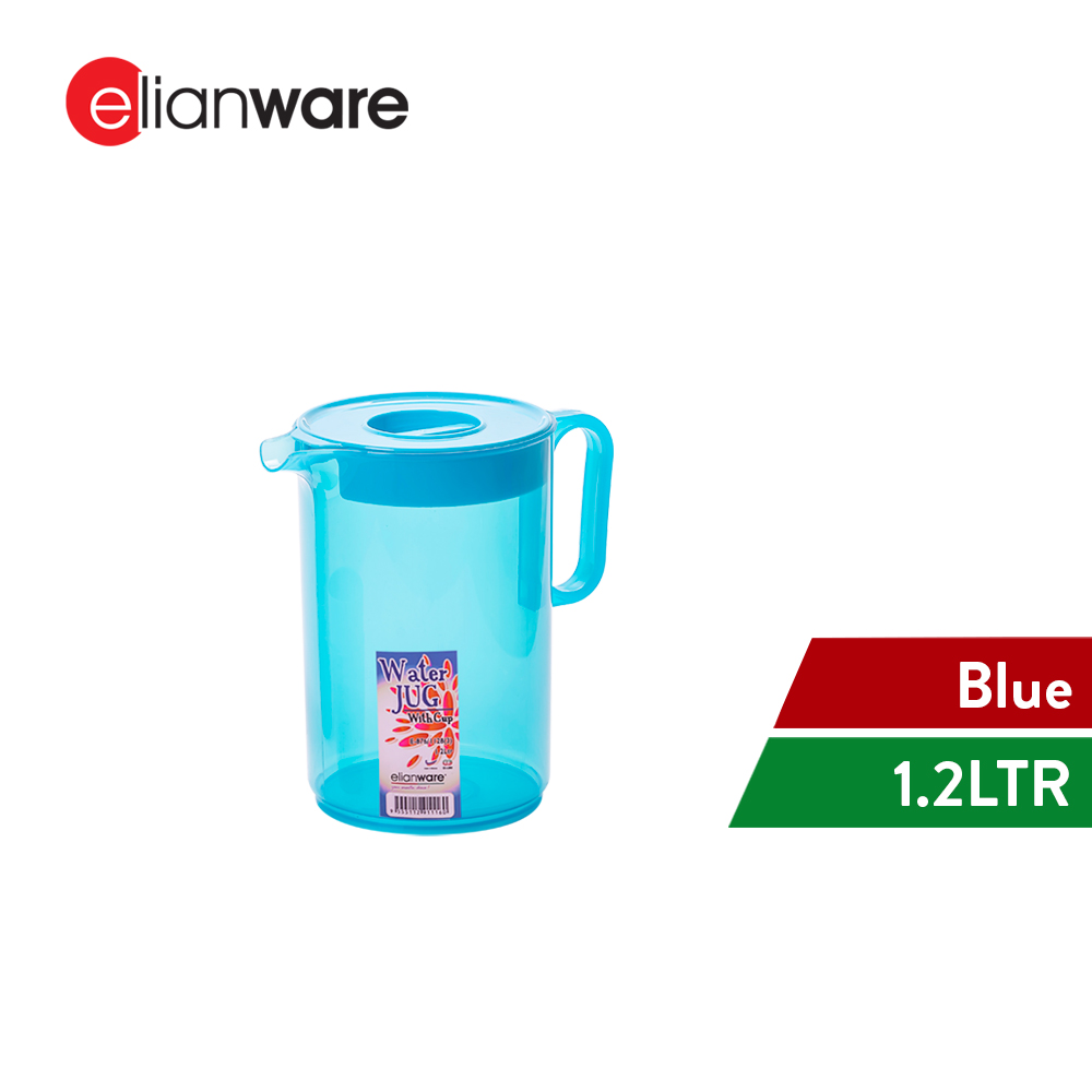 Elianware (1.2 Ltr/2.2 Ltr) BPA FREE Fridge Hot Water Jug