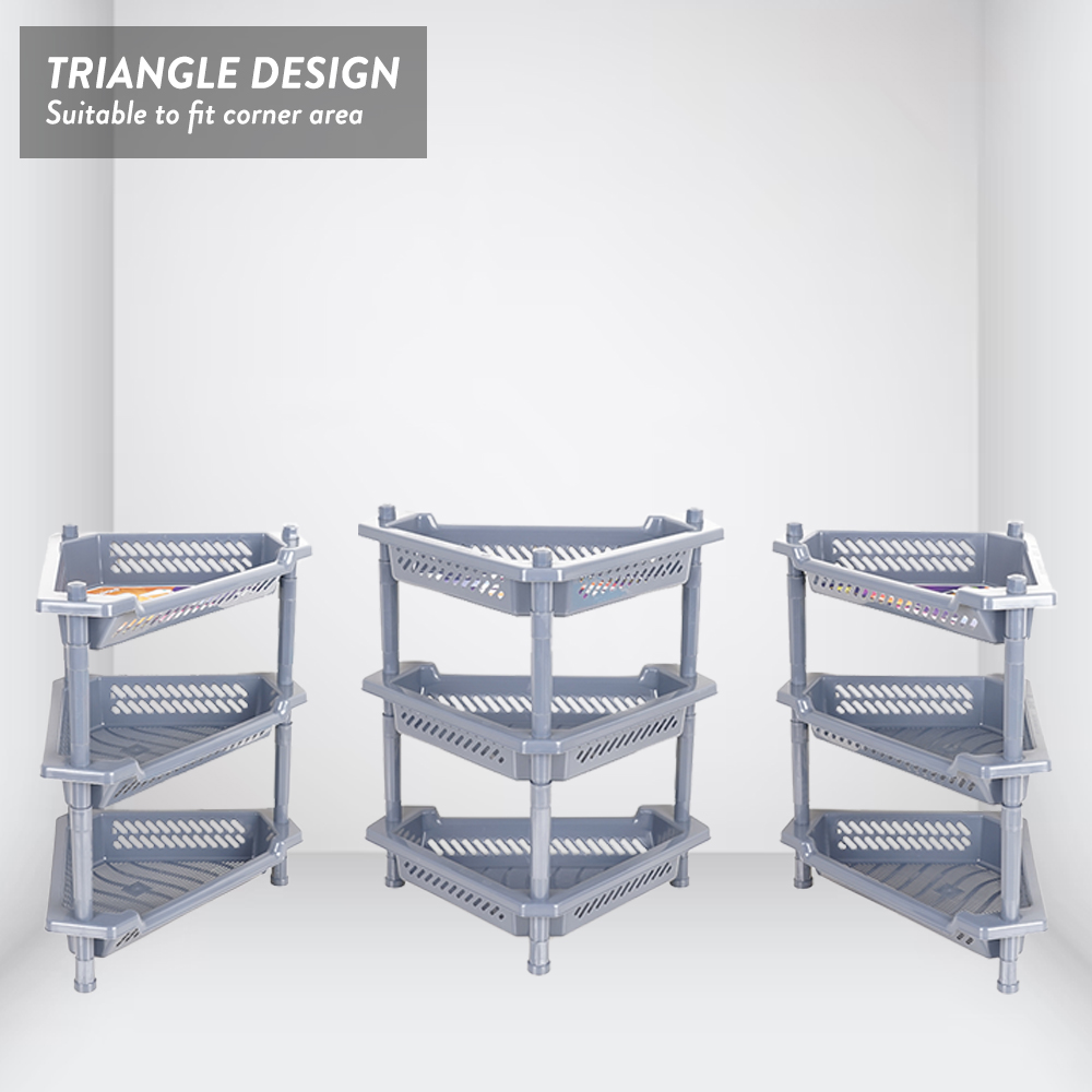 Elianware 2/3/4 Tier Kitchen Storage Racks Bathroom Shelves Book Shelving Kitchen Organizers Space Savers