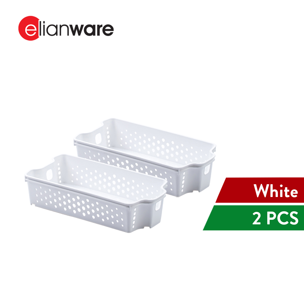 Elianware 2 Pcs Clean & Simple Stackable Basket (M1)