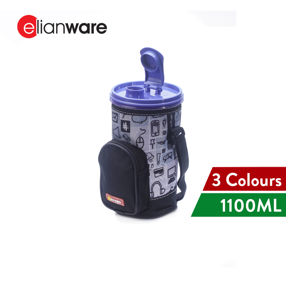 Elianware E-Fresh 1.1L Water Bottle Tumbler with Bag