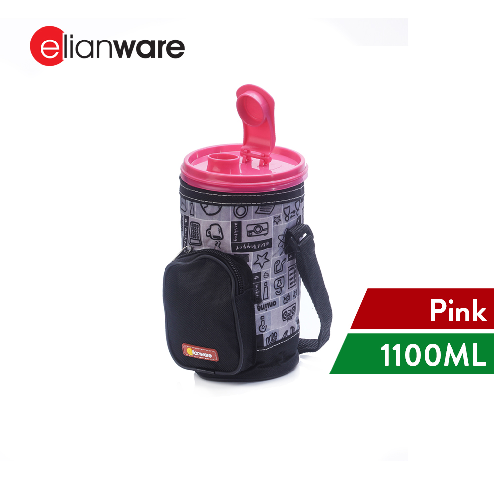 Elianware E-Fresh 1.1L Water Bottle Tumbler with Bag