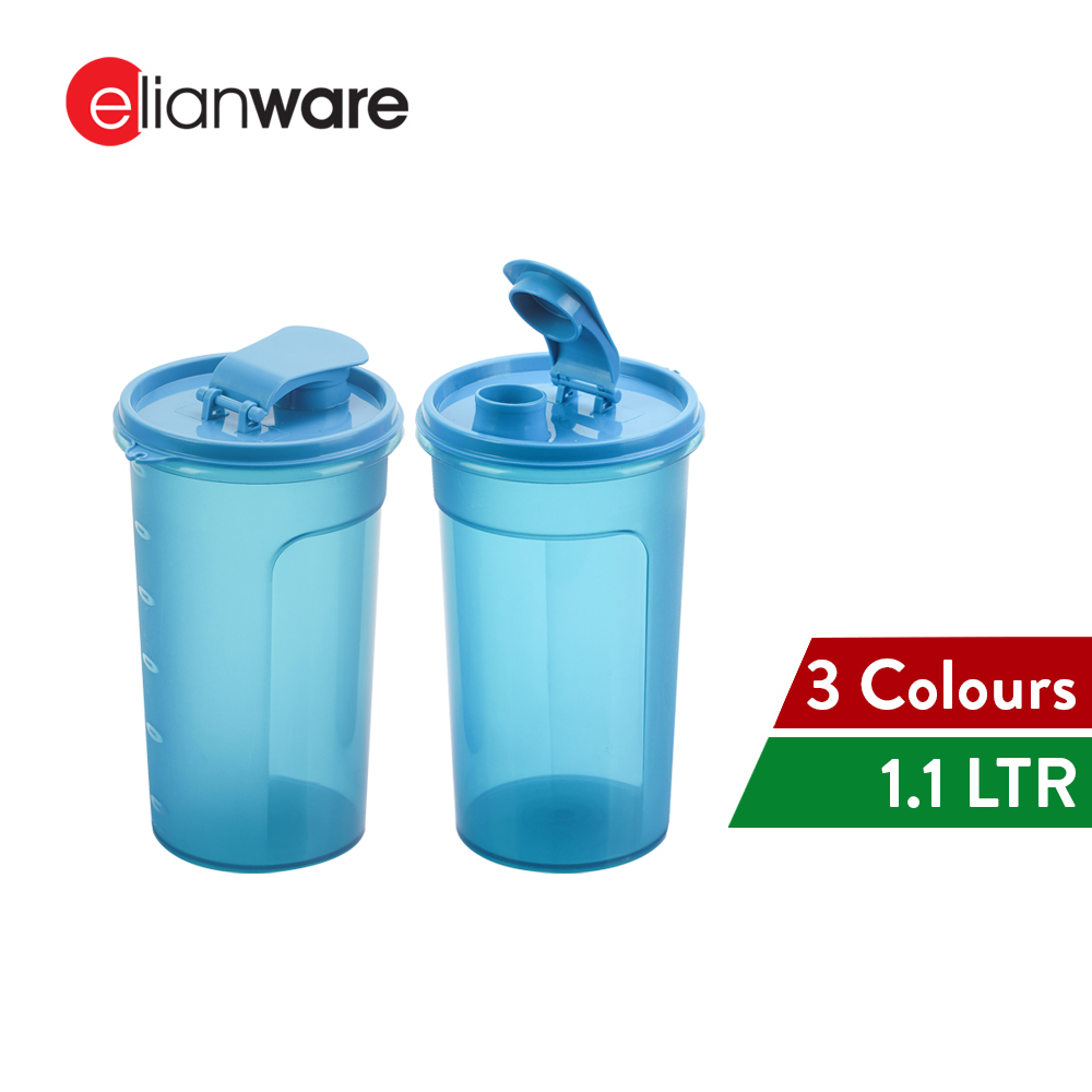 Elianware (BUY1 FREE1) 1.1 Ltr Best Seller E-Fresh BPA Free Water Tumbler
